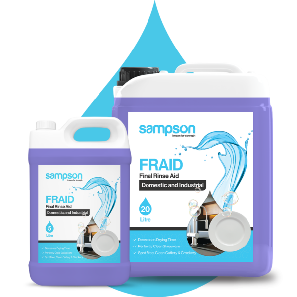 Sampson – Fraid – Final Rinse Aid for Dishwashers