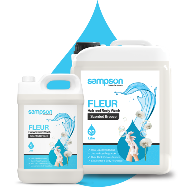 Sampson – Fleur Scented Breeze Hair and Body Wash – Premium Cleansing Solution