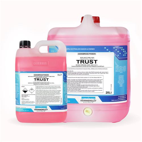xxHammersley – Trust – Aluminium & Stainless Steel Brightener – 20 L Cube Drum – Industrial Metal Cleaning & Oxide Removal