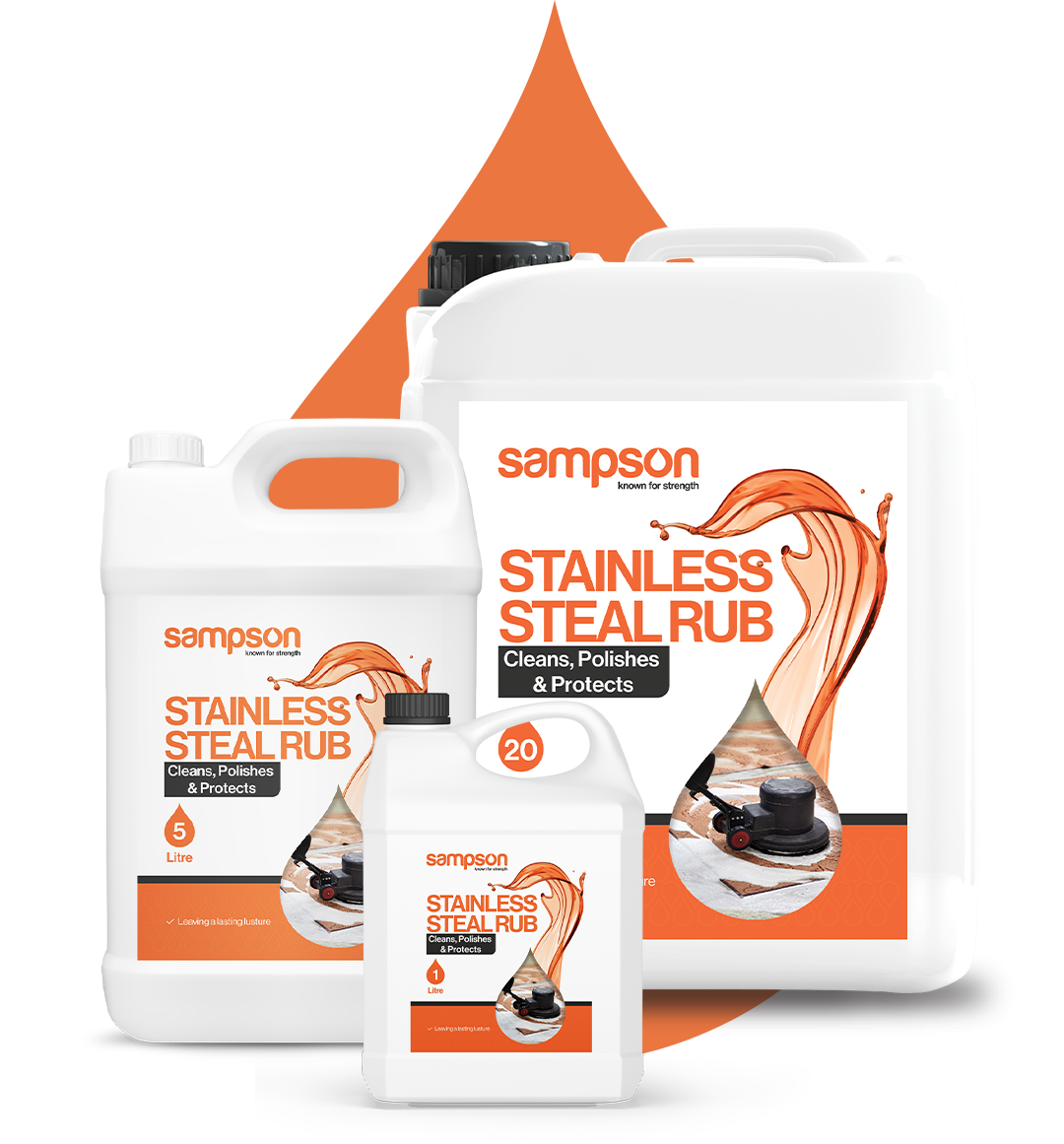 Sampson - Stainless Steel Rub - Surface Cleaner & Polisher