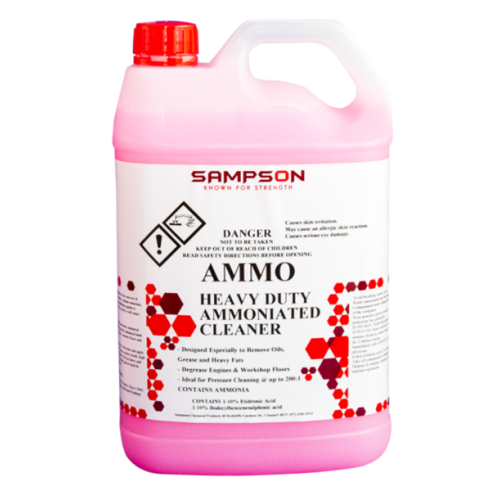 Sampson - Ammo Heavy Duty Ammonia Detergent - Degreaser for Industrial Use
