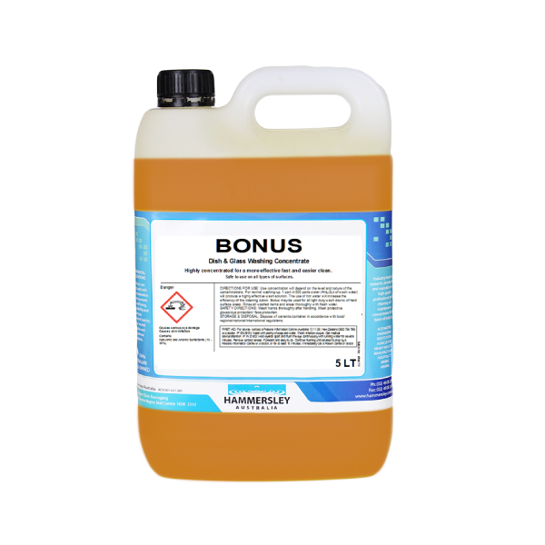 Bonus – Dish & Glass Wash Concentrate