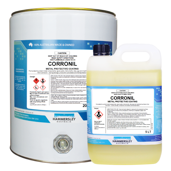 Hammersley Corronil – Corrosion Prevention Formula – Solvent-Based Long-Term Rust Protection