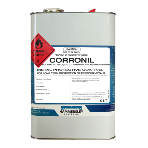 xxHammersley – Corronil – Corrosion Prevention Formula – 20 L Tin – Invisible Anti-Corrosion Coating