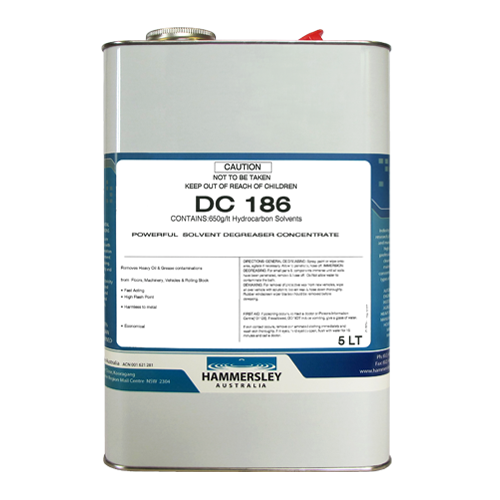 Hammersley DC186 – Heavy Duty Solvent Degreaser – Fast-Drying & Non-Corrosive