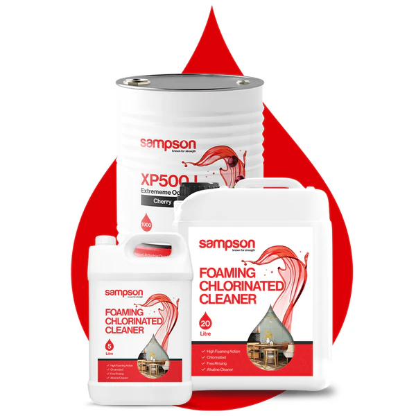 Sampson - Foaming Chlorinated Cleaner - Stain Remover & Disinfectant