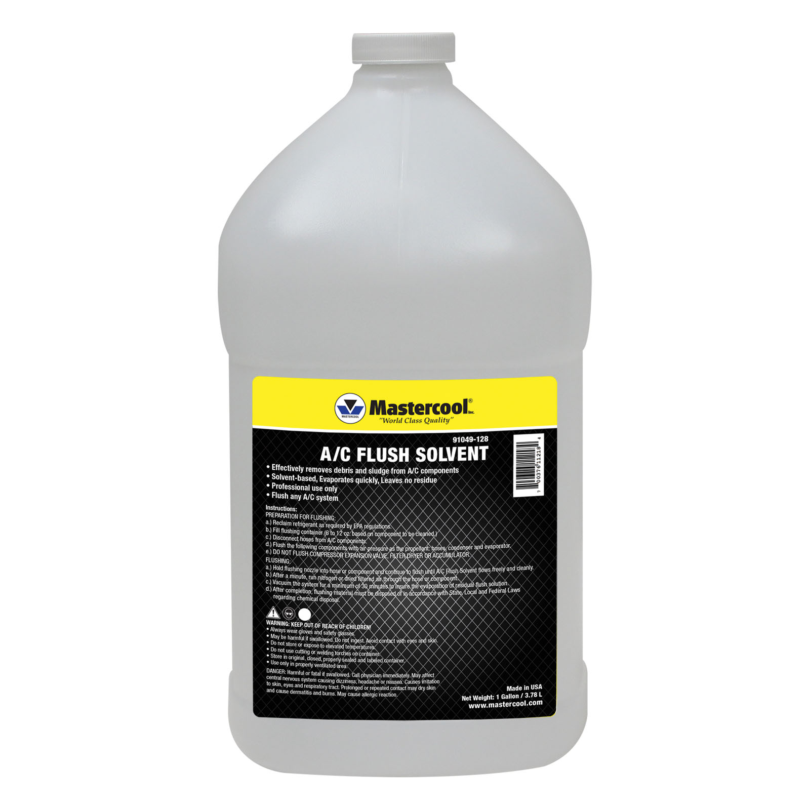 Mastercool - A/C Flush Solvent - Solvent for A/C System Cleaning