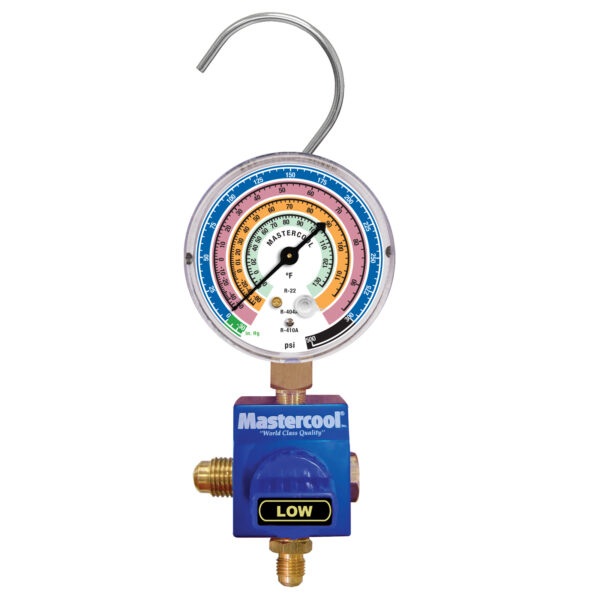 Mastercool – MC92103-RBL – 1/4″ Single Valve Manifold