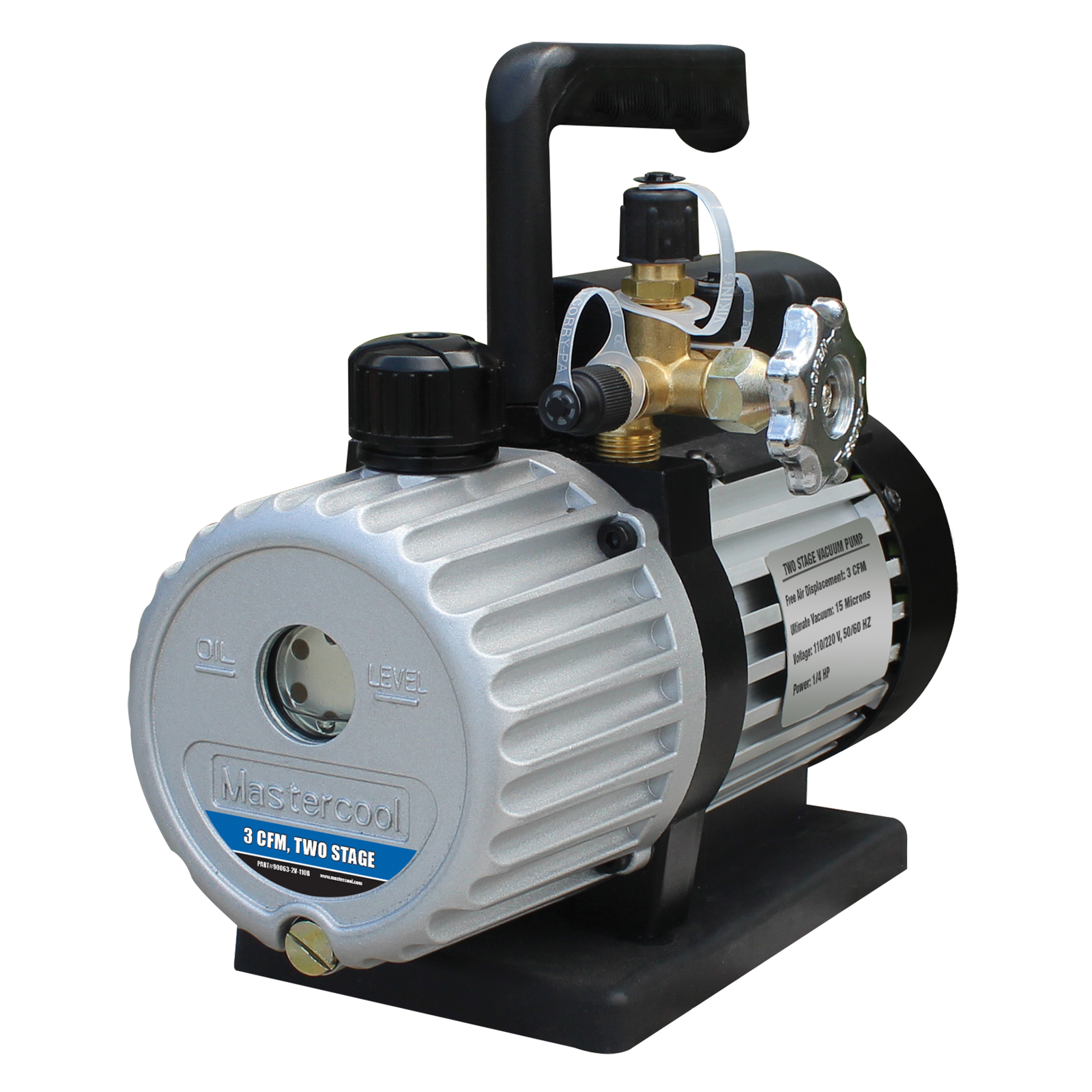 Mastercool - Two Stage Vacuum Pump - High Volume & Spark Free Vacuum Pump for A/C Systems