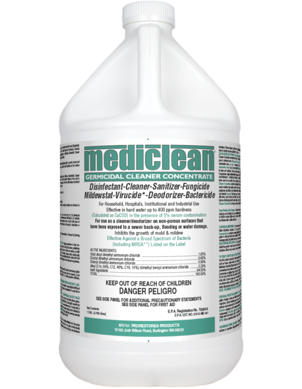Mediclean – QGC GERMICIDAL CLEANER CONCENTRATE – Disinfectant, Cleaner & Deodorizer