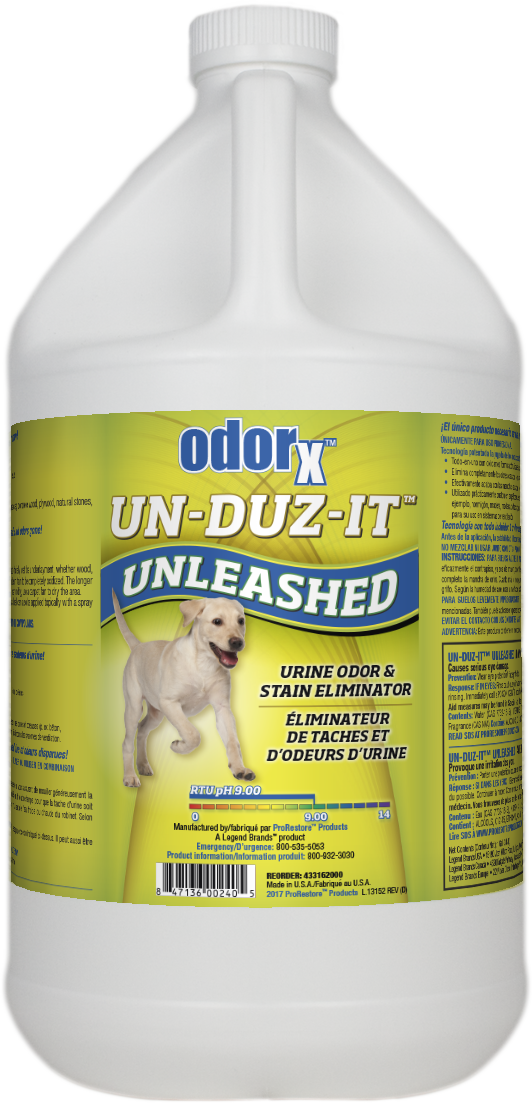 ODORx - 433162000 UN-DUZ-IT UNLEASHED - Pet Urine Odour & Stain Remover