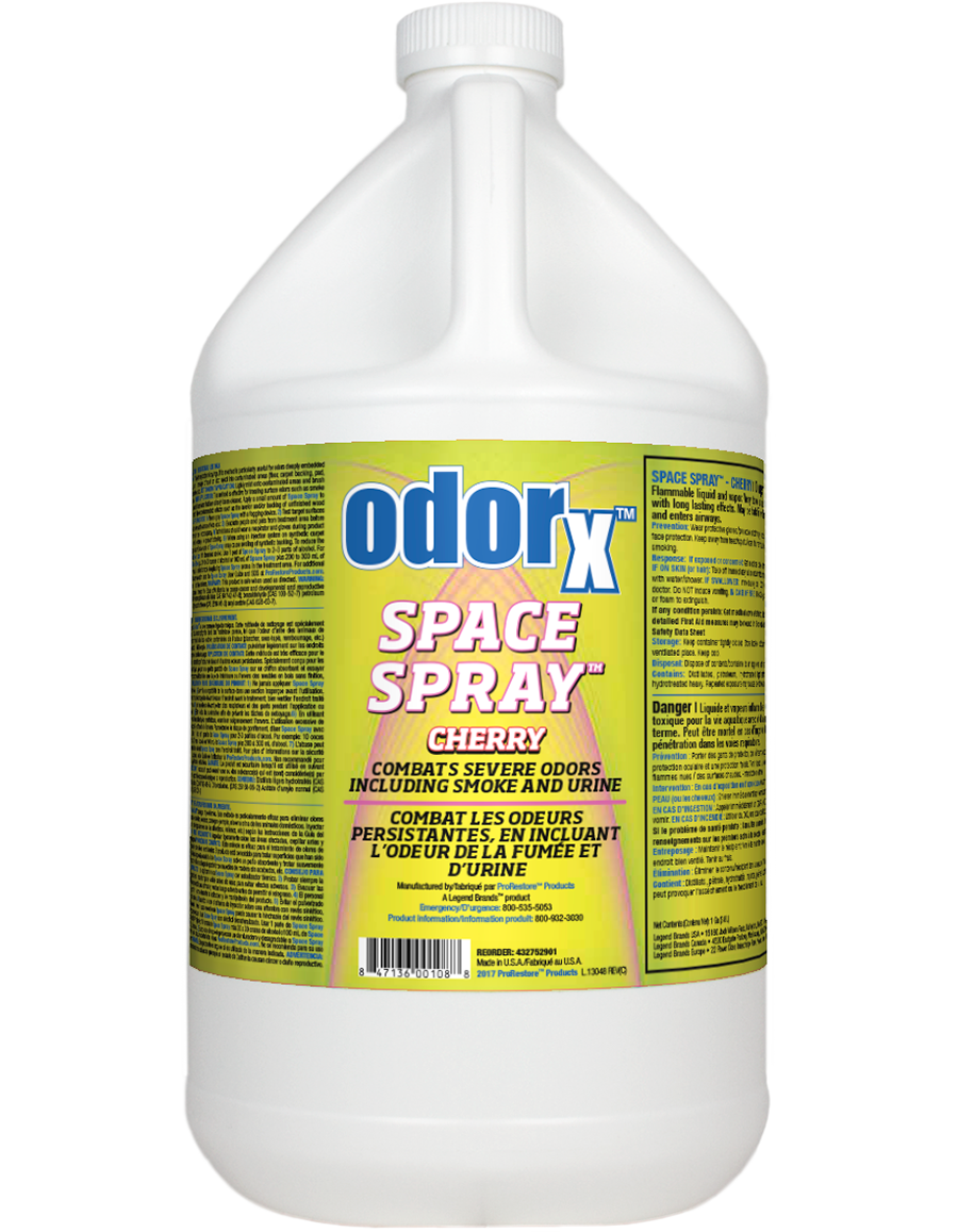 ODORx - SPACE SPRAY CITRUS LEMON - Industrial Odour Neutraliser