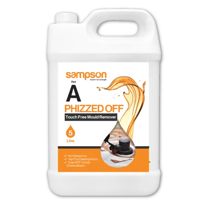 Sampson - Phizzed Off Mould and Mildew Cleaner Part A - Powerful Mould Remover