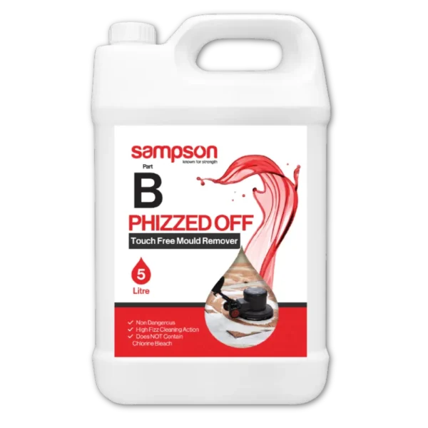 Sampson – Phizzed Off Mould and Mildew Cleaner Part B – Mould Remover and Treatment