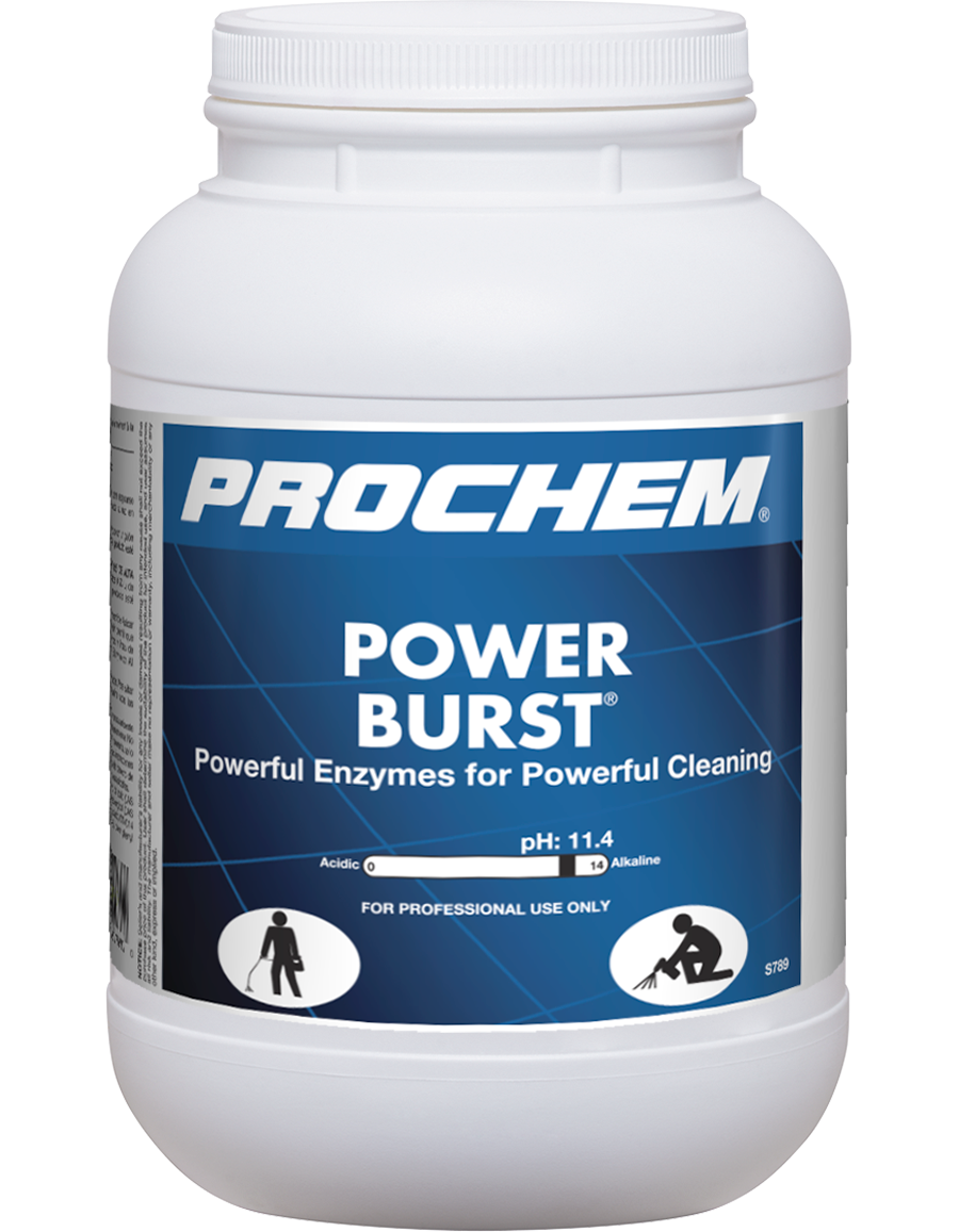 Prochem - POWER BURST - Enzyme Carpet Pre-Spray for Heavy Soils