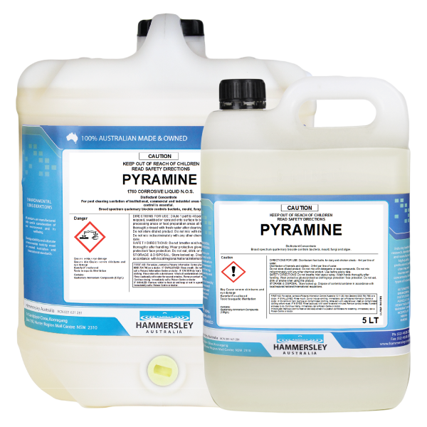 Hammersley Pyramine – Germicidal Concentrate – Food-Safe Disinfectant