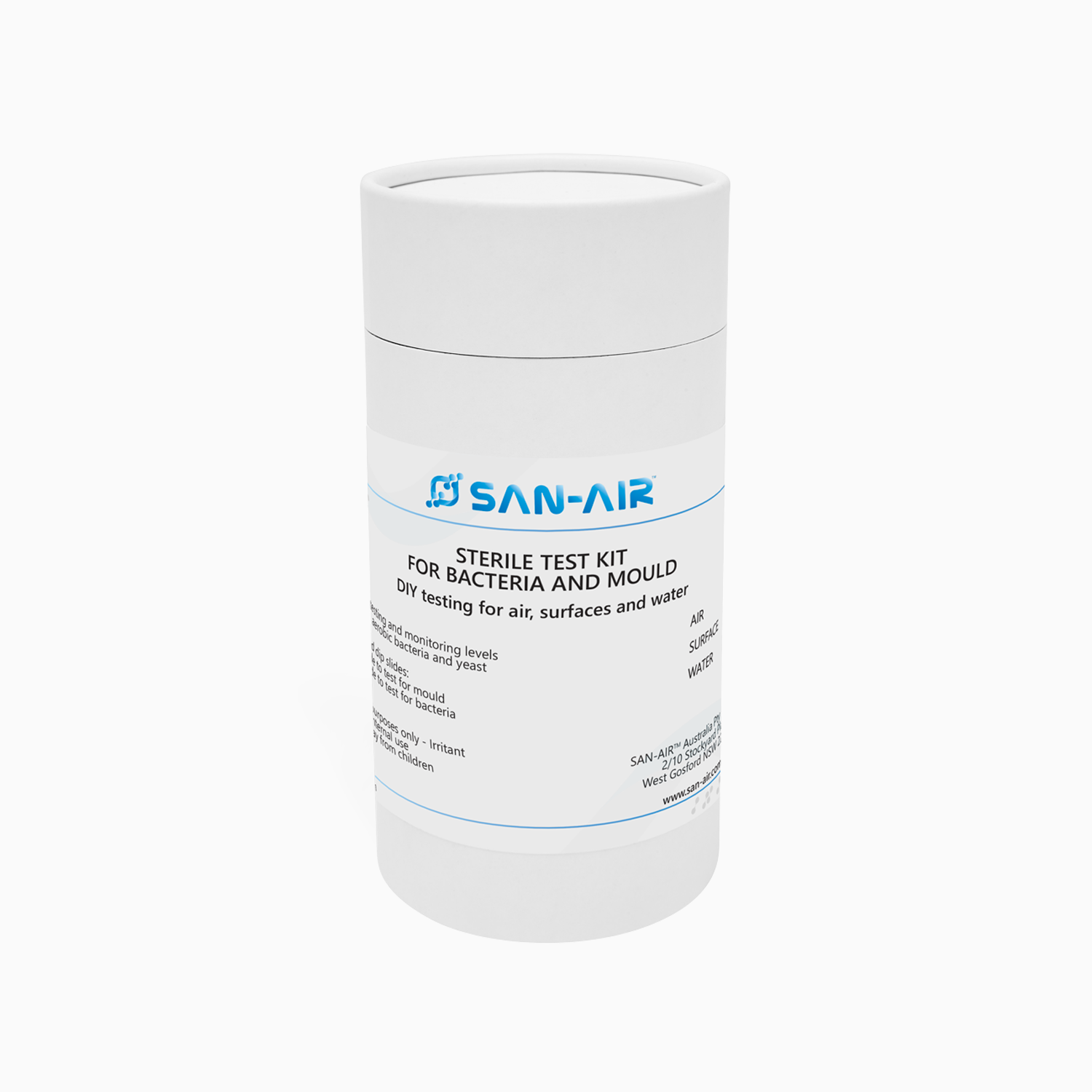 SAN-AIR - DIY MOULD & BACTERIA TEST KIT - 4pk, 10pk - Indoor Air and Surface Contamination Tester