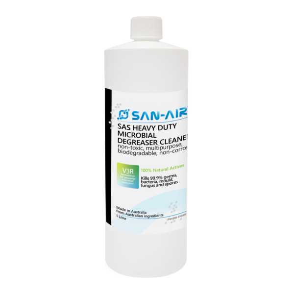 SAN-AIR – SAS HEAVY DUTY MICROBIAL DEGREASER CLEANER – 1L, 5L, 15L – Industrial Cleaner