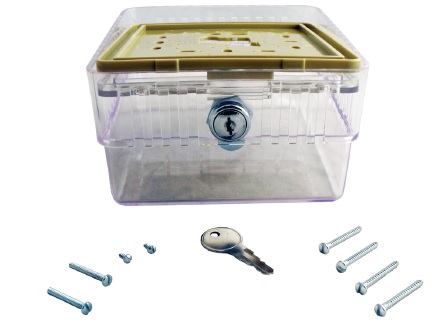 SUPCO - Thermostat Guard BTG-K - Clear Plastic Thermostat Guard for HVAC