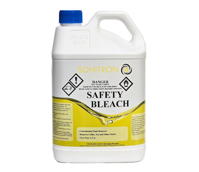 Sonitron Safety Bleach - Powerful Concentrated Stain Remover for Reviving Carpet