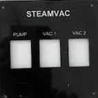 Steamvac - Max 220 Switch Plate - Control Plate for Cleaning Equipment