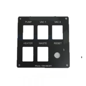 Steamvac - Max1600, Apollo, Avenger Switch Plate - Control Plate for Cleaning Equipment
