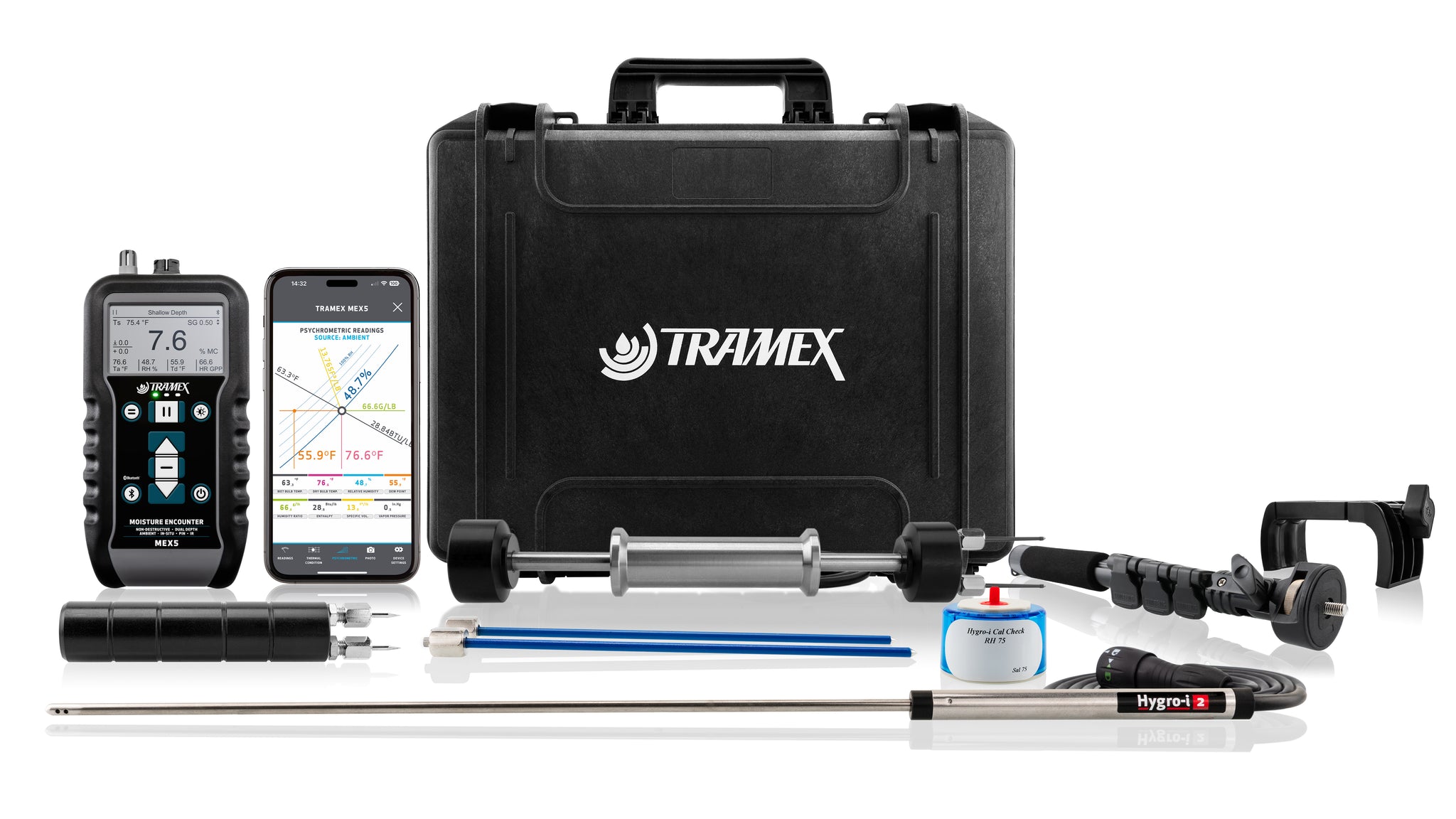 TRAMEX - BSIK Building Survey Inspection Kit – Complete Moisture & RH Analysis
