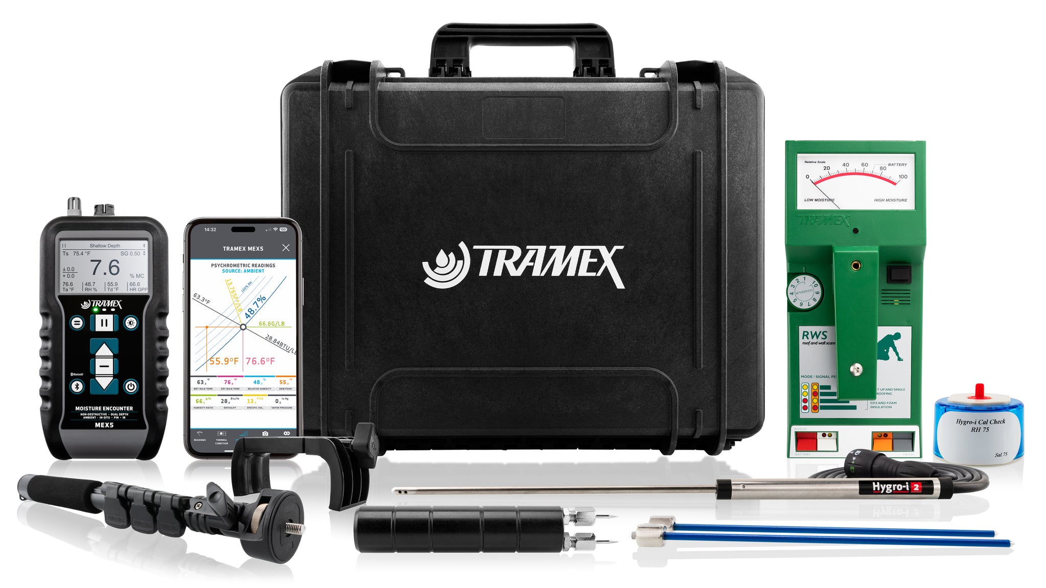 TRAMEX - BSMK Building Survey Master Kit – Deep Moisture Inspection System