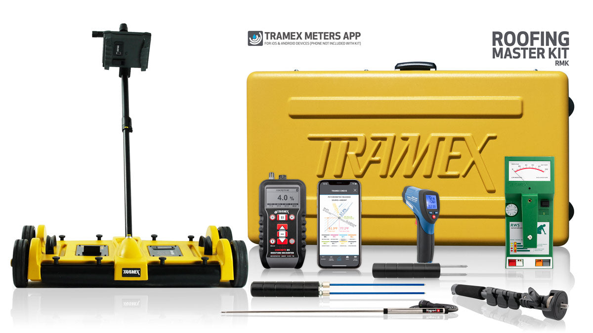 TRAMEX - RMK Roofing Master Kit – Complete Moisture Inspection & Leak Detection