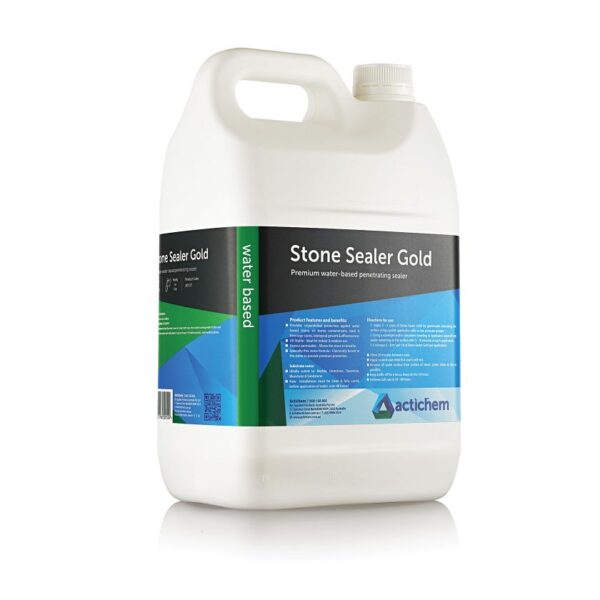 Actichem Stone Sealer Gold – Water-Based Penetrating Stone and Concrete Sealer