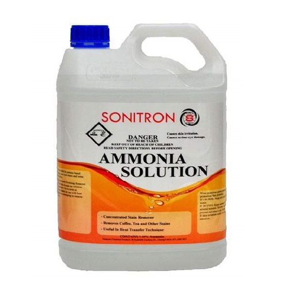 Sonitron Ammonia Solution - Powerful and Concentrated Stain Remover