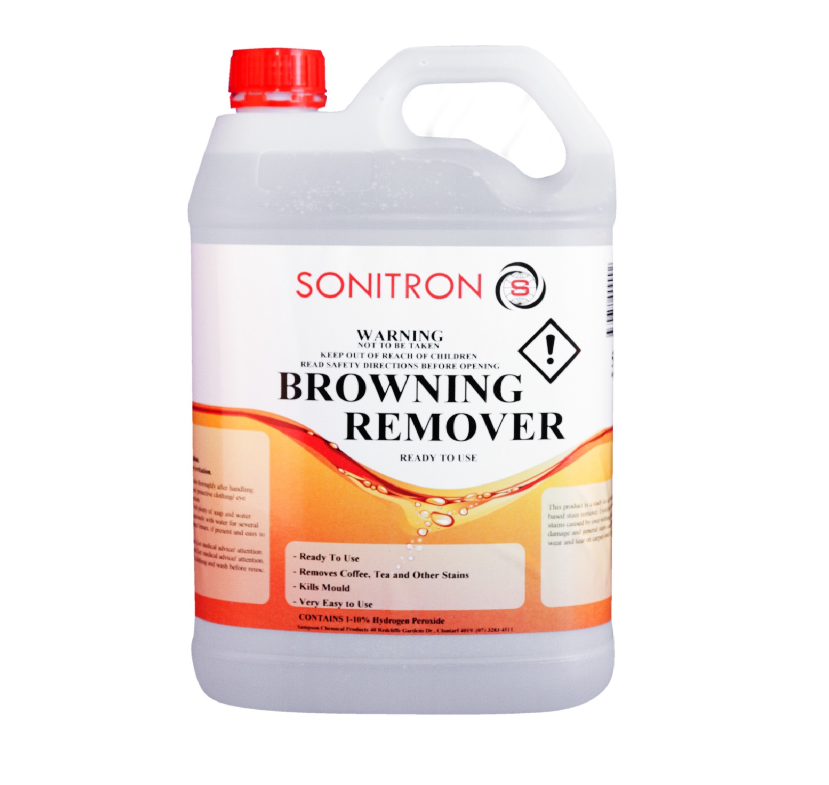 Sonitron Browning Remover RFU - Residue-Free Ready-to-use Oxidising Solution